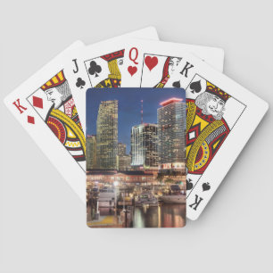 Jeu De Cartes Ville d'horizon de Miami en Floride