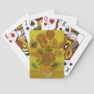 Jeu De Cartes Vincent Van Gogh 15 Peinture de tournesols