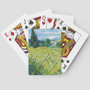 Jeu De Cartes Vincent van Gogh - Champ de blé vert avec Cypress