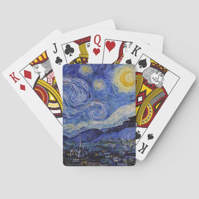 Jeu De Cartes Vincent Van Gogh - La nuit étoilée (dos)