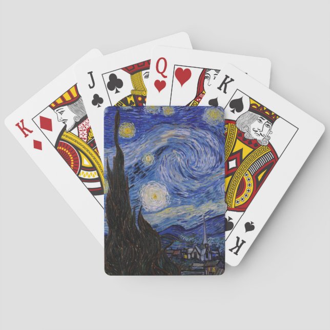 Jeu De Cartes Vincent Van Gogh - La nuit étoilée (dos)