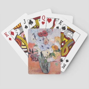 Jeu De Cartes Vincent van Gogh - Vase avec Roses et anémones