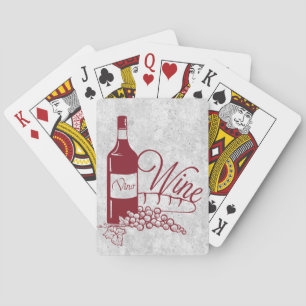 Jeu De Cartes Vins et raisins