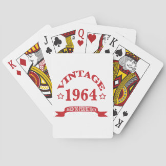 Jeu De Cartes Vintage 1964 Âge de la perfection