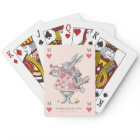 Vintage Alice au pays des merveilles Rabbit Carte