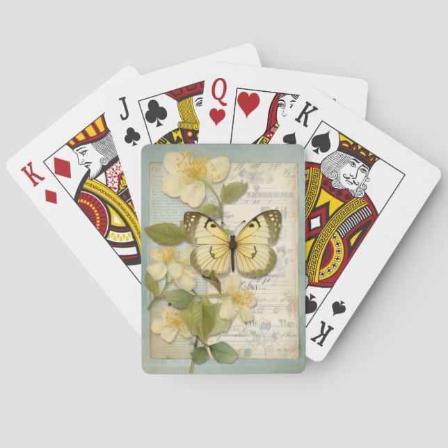 Jeu De Cartes Vintage Butterfly (dos)