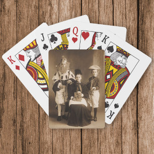 Jeu De Cartes Vintage Costume Party Classic Jouer Cartes