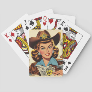 Jeu De Cartes Vintage Country Pulp Girl