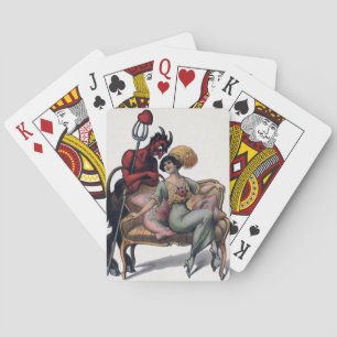 Jeu De Cartes Vintage Déplaisant