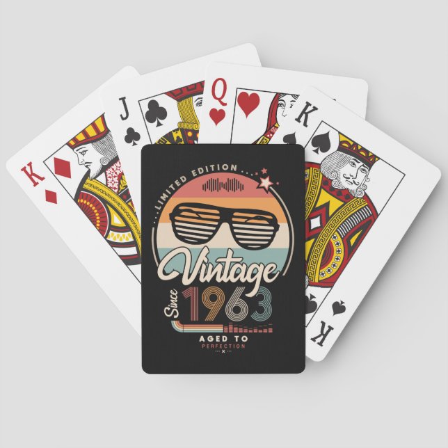 Jeu De Cartes Vintage depuis 1963 (dos)