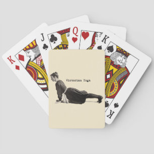 Jeu De Cartes Vintage femme Yoga debout chien