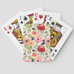 Jeu De Cartes Vintage floral enchanté