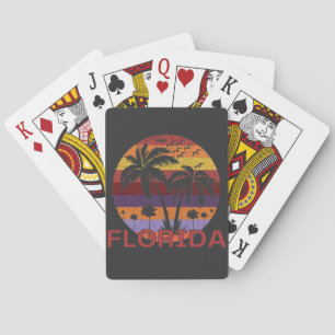 Jeu De Cartes Vintage Floride USA Summer Beach