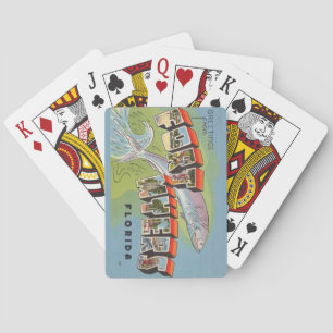 Jeu De Cartes Vintage Fort Myers Floride Jouer des cartes