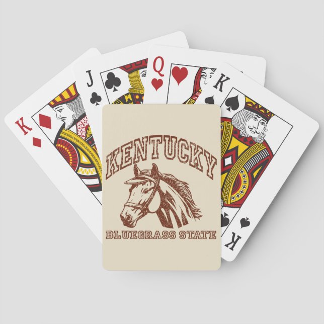 Jeu De Cartes Vintage Kentucky (dos)