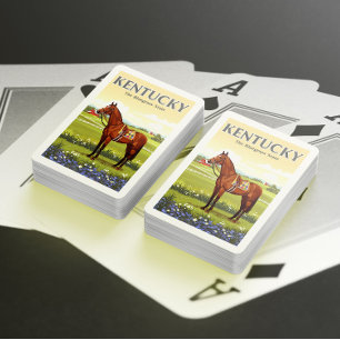 Jeu De Cartes Vintage Kentucky