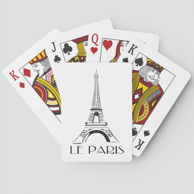 Jeu De Cartes Vintage Le Paris - Paris Jouer aux cartes à vélo (dos)