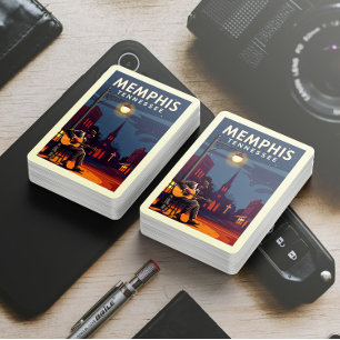 Jeu De Cartes Vintage Memphis Tennessee