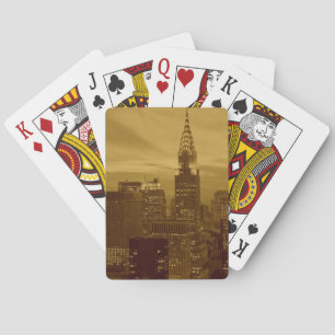 Jeu De Cartes Vintage New York Manhattan