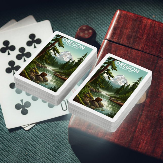 Jeu De Cartes Vintage Oregon (Créateur téléchargé)