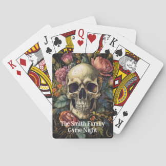 Jeu De Cartes Vintage Pink Floral Playing Cards | Personalized F