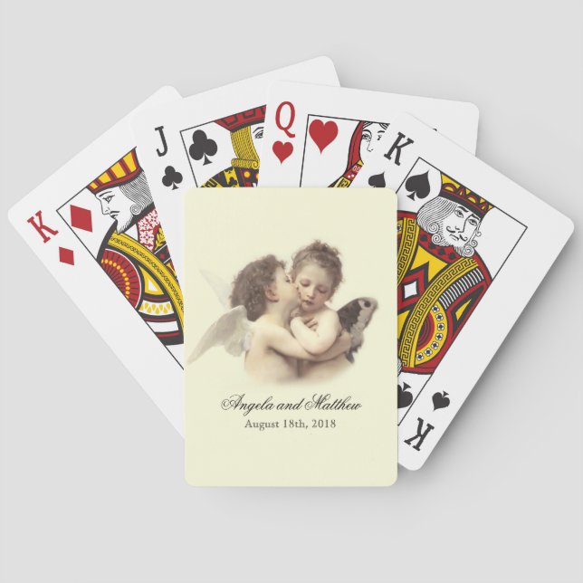 Jeu De Cartes Vintage Romantique Premier Kiss (dos)