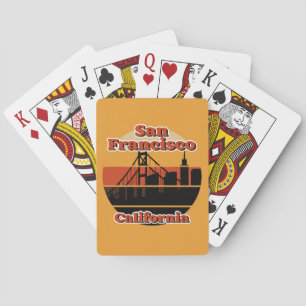 Jeu De Cartes Vintage San Francisco Californie