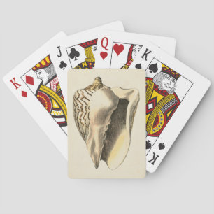 Jeu De Cartes Vintage Sepia Conch Shell