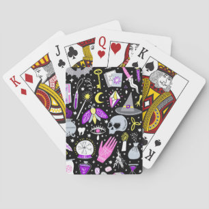 Jeu De Cartes Vintage tartan brun-orange.