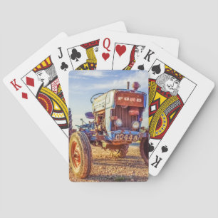 Jeu De Cartes Vintage Tracteur classique American Made Farm