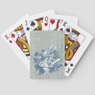 Jeu De Cartes Vintage Wonderland White Rabbit Herald