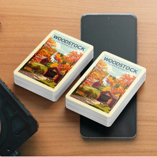 Jeu De Cartes Vintage Woodstock Vermont