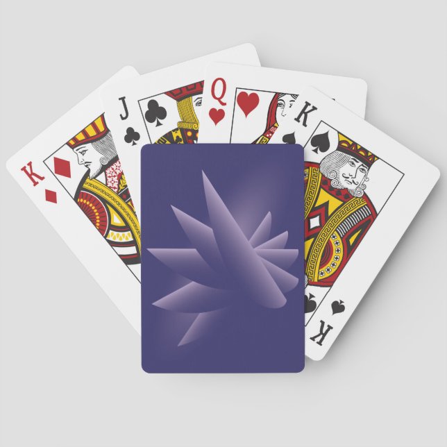 Jeu De Cartes Violet Wings (dos)