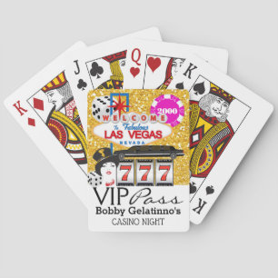 Jeu De Cartes VIP PASS - Vegas Party - Casino Jouer des cartes