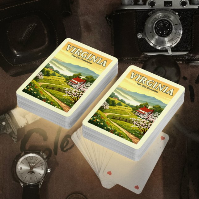 Jeu De Cartes Virginie vintage (Créateur téléchargé)