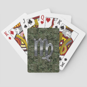 Jeu De Cartes Virgo Zodiac Connexion Olive Green Camion numériqu
