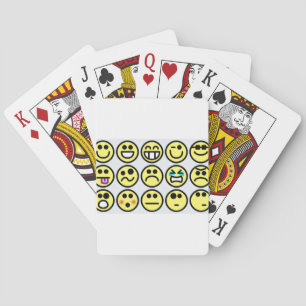 Jeu De Cartes visage heureux émoticône
