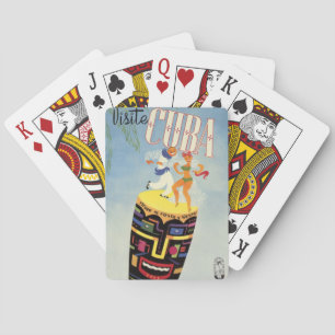 Jeu De Cartes Visiter Cuba Tiki Fiesta Siesta Vintage Holiday Is