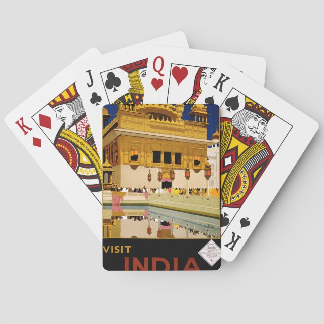 Jeu De Cartes Visiter l'Inde (dos)