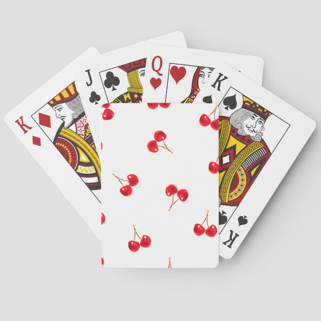 Jeu De Cartes Vivid Cherry Motif (dos)