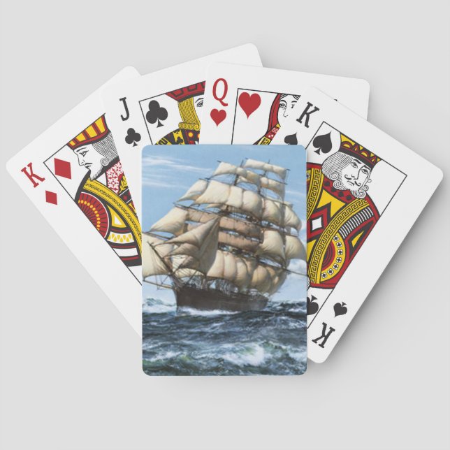 Jeu De Cartes Voiliers vintages (dos)