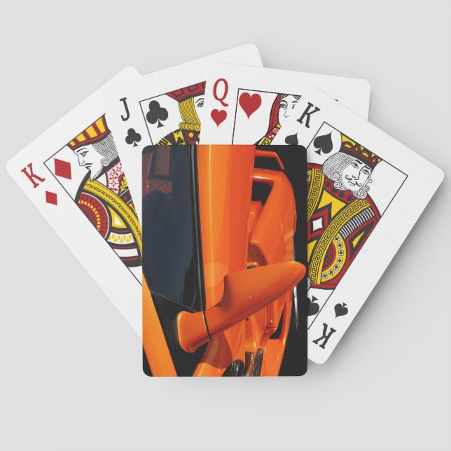 Jeu De Cartes Voiture de sport (dos)