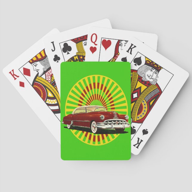 Jeu De Cartes Voiture Retro (dos)