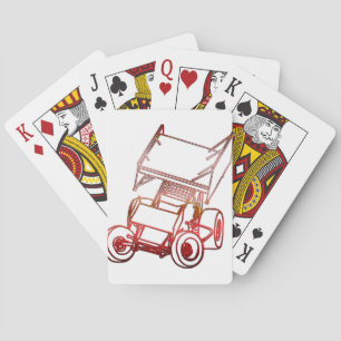 Jeu De Cartes Voiture Sprint Skewed/Sunset
