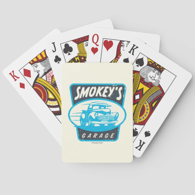 Jeu De Cartes Voitures 3 | Garage de Smokey (dos)