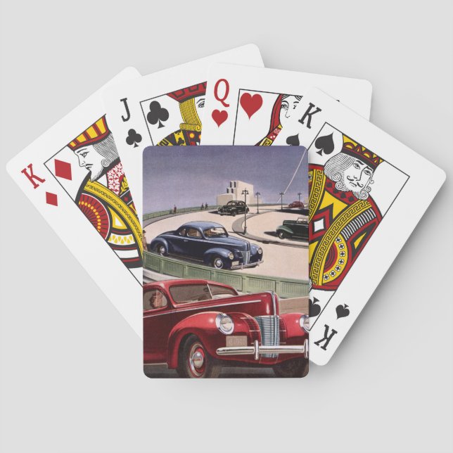 Jeu De Cartes Voitures d'époque, Voyage sur la route des berline (dos)