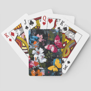 Jeu De Cartes Vol de papillon abstrait vibrant (2)