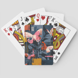 Jeu De Cartes Vol de Papillon Abstrait Vibrant (6)