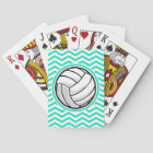 Volley-ball ; Aqua Green Chevron