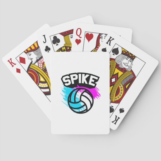 Jeu De Cartes Volleyball de transitoire (dos)